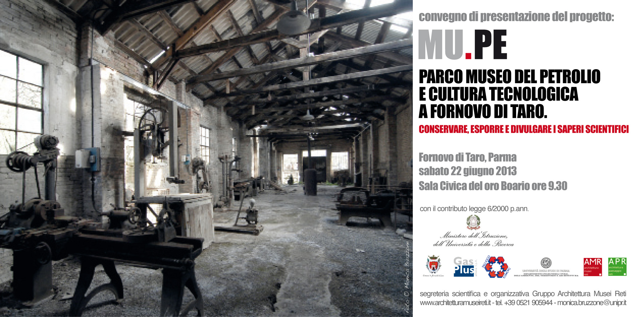 Convegno: Parco Museo del Petrolio e cultura tecnologica a Fornovo di Taro.